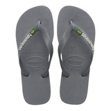 Havaianas Ojotas Logo Hombre Brasil Originales-cu