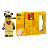 Llavero Colección Lego Disfraz Joven Perro Pug 854158 Nuevo