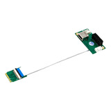 M.2 Llave A / E A X1 Adaptador Tarjeta Vertical Con Puerto