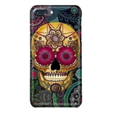 Funda Celular Calavera Dia Muertos Rosa  Celular Carcasa 6