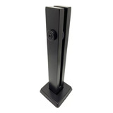 Coluna Torre Inox 20 Cm Preto Fosco Guarda Corpo Corrimã