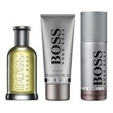 Kit Boss Bottled Hugo Boss - Perfume Masculino Edt 100ml + Shower Gel + Desodorante + Amostra