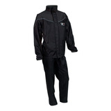 Impermeable R7 Racing Premium Para Motociclista- Negro