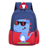 Mochila Kinder Dinosaurio Bolsa Preescolar Para Niño Niña