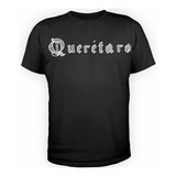 Playera Querétaro - Camiseta Negra Encantadora