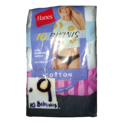Pantaletas Blanca Y Color Corte Completo Talla 9 (34\u002F36) Han | Envío gratis