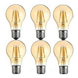 12 Ampolletas Vintage Led Modelo A60 Soquete E27