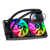 Water Cooler 240mm 2 Fan Rgb Processador Pc Cpu Gamer Led