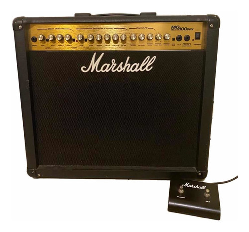 Amplificador Guitarra Marshall Mg100dfx 100w Combo C Pedal