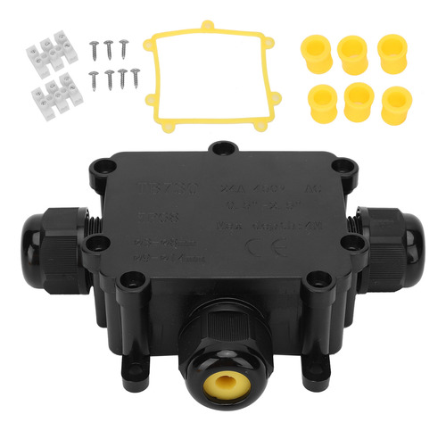 Conector De Cable Eléctrico Exterior Impermeable De 3 Vías J