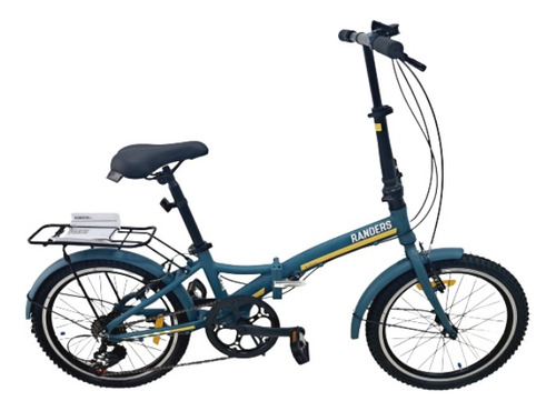 Bicicleta Randers Bke-720 Rodado 20 Plegable 7 Velocidades.