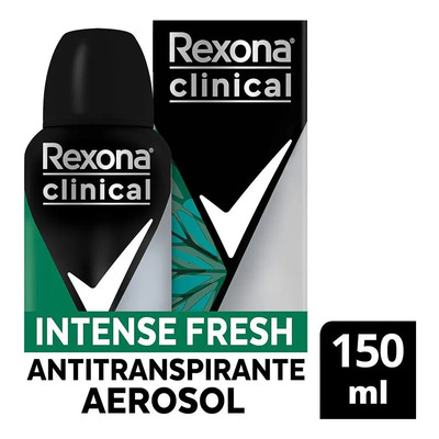 Antitranspirante en aerosol Rexona Intense Fresh masculina intensa y refrescante | MercadoLibre
