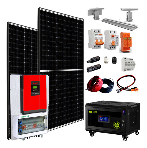 Must Kit Solar Autoconsumo 5kw Bateria Litio Mh9l