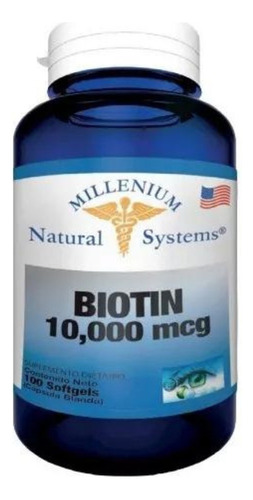 Biotina Biotin 10000 Mcg X 100 Soft - Unidad a $592