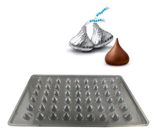 Molde Acetato Bombones Kisses  Para Chocolates