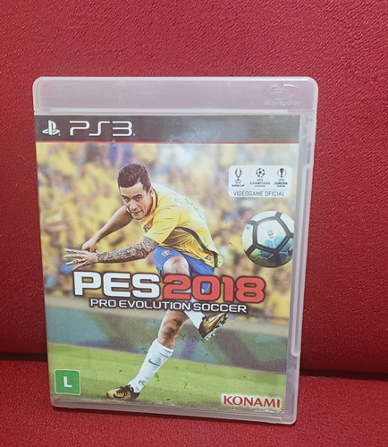 Jogo Pes 2018 Midia Física Original Para Playstation 3 