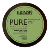 Sir Fausto Pure Hybrid Mousse Cera Detox Volumen Mate 100ml