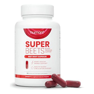 Humann SuperBeets Suplemento Deportivo Raíz De Remolacha Botella 90 Cápsulas | MercadoLibre