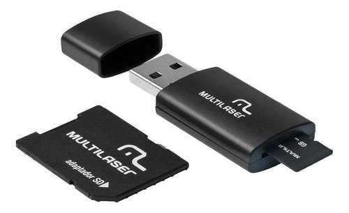 Pen Drive 3 Em 1 Adaptador Sd Cartão Memória Classe 4 4gb