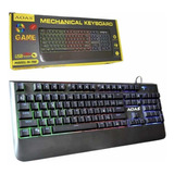 Teclado Gamer Led Aoas M-700 Mecanico Usb Español Rgb Letrañ