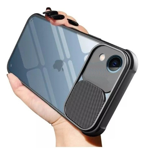 Capa Capinha Slide Fecha A Camera Transp. Para iPhone XR