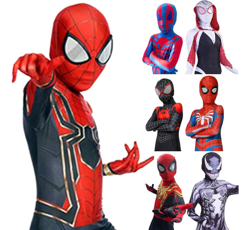 Fantasia Homem Aranha Infantil Marvel Completa Luxo