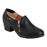 Zapato Confort Vicenza 4505 Negro Dama Moda Comodo Otoño