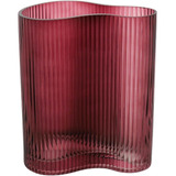 Zingaro Vaso Decorativo 20x10x16cm Vidro Vermelho