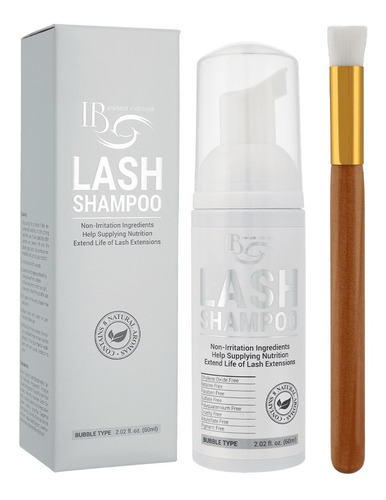 Lash Shampoo Para Extensiones Pestañas Lash Lifting Ib 60 Ml