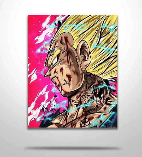 Vegeta Art, Cuadros Modernos En Tela Canvas 