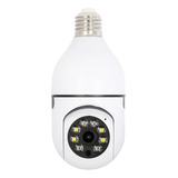 Câmera Lampada Ip Inteligente 360 Segurança Panorâmica Wifi