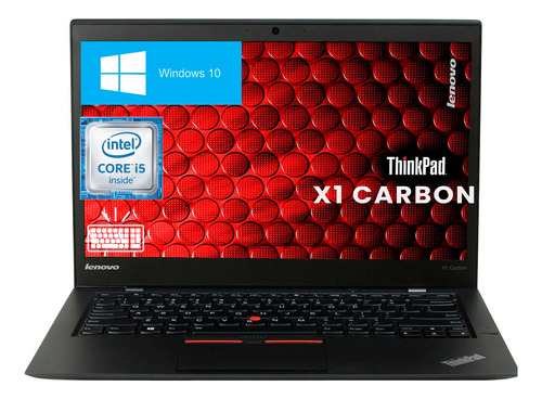 Laptop Lenovo Thinkpad X1 Core I5 5th 8gb Ram 256gb Ssd