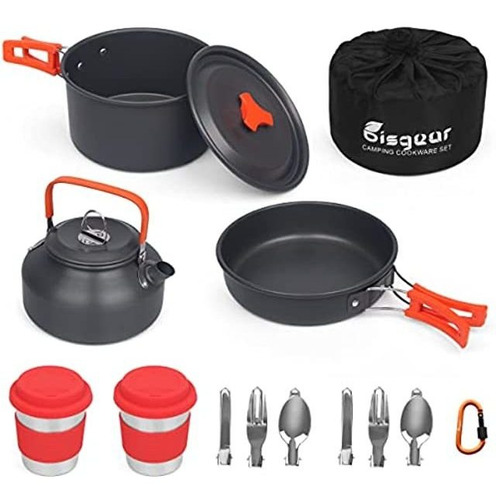 Bisgear 17 Unids Camping Utensilios De Cocina Estufa Mosque