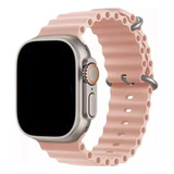 Relógio Smartwatch Feminino 41mm Hw68 Ultra Com 03 Pulseiras
