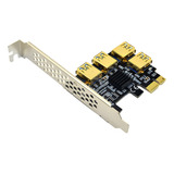 Tarjeta Riser Pcie 1 A 4 Pci Express 16x Ranuras Pci-e 1x