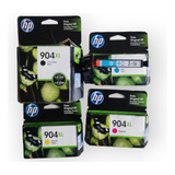 Pack 4 Tintas Original Hp 904xl Cajas Maltratadas