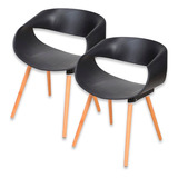 Kit 2 Cadeira De Jantar Confortável Ergonômico Resistente