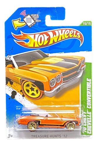 Hot Wheels Th Chevy Chevelle Convertible 1970 Treasure Hunt