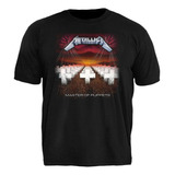 Camiseta Plus Size Metallica Master Of Puppets