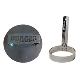 Combo Smasher Prensa Hamburguesas 15 Cms.+ Molde Para Huevo 