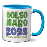 Caneca Presidente Bolsonaro 2022 Pátria Amada Brasil Color