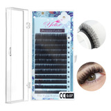 Rizado Extensiones De Pestañas Kit 8-15mm Maquillaje Lashes