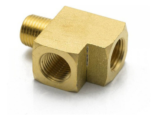 Adaptador T Macho Hembra 1/8 Npt Bronce