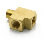 Adaptador T Macho Hembra 1/8 Npt Bronce