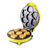 Mini Máquina Mini Pancakes Eléctrica Antiadherente Figuras