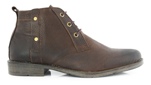 Bota Hombre Cuero Briganti Zapatos Borcego Goma Hcbo00978