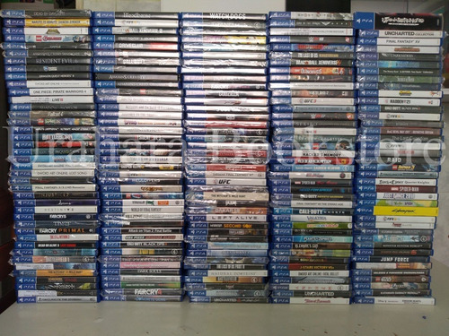 Coleção Lote 200 Jogos Ps4 Mídia Física Originais