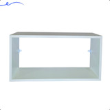 Nicho Quadrado Mdf Branco Sala Banheiro Quarto 60x30x20