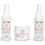 Kit Liss Yellow Shampoo + Acondicionador + Mask