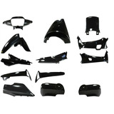 Cachas Juego Kit Plásticos Honda Wave 13 Piezas Negro Comple